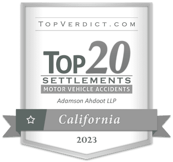 Top 20 Motor Vehicle Accident Settlements in California